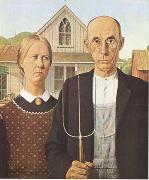 Grant Wood Anerican Gothic (mk09) china oil painting artist